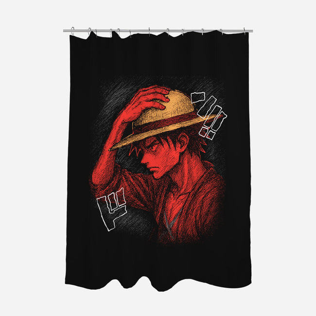Mugiwara Pirate King-None-Polyester-Shower Curtain-constantine2454