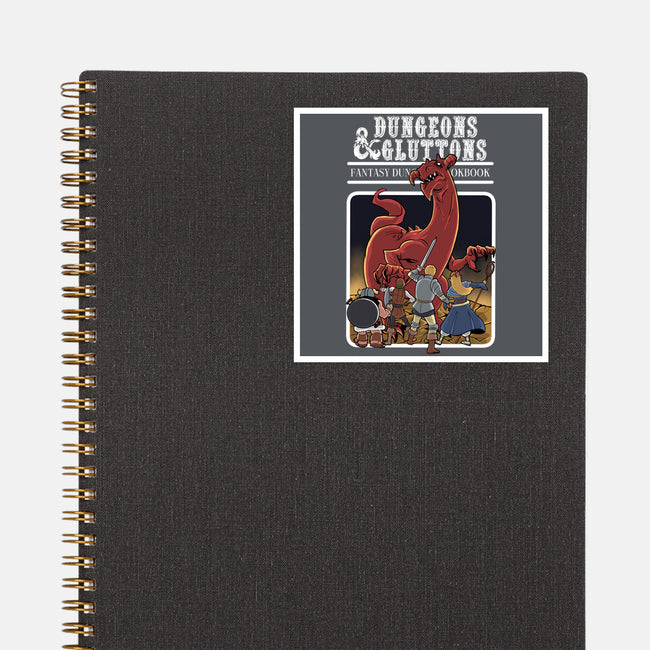 Dungeon Cookbook-None-Glossy-Sticker-zascanauta