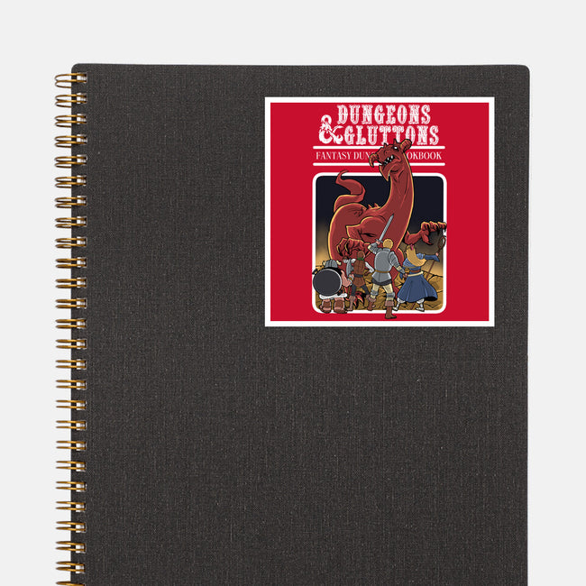 Dungeon Cookbook-None-Glossy-Sticker-zascanauta