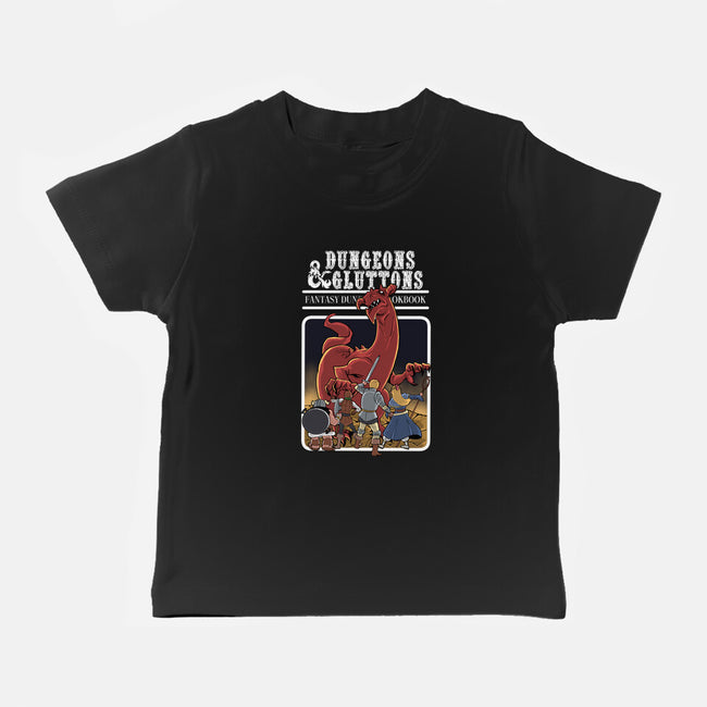 Dungeon Cookbook-Baby-Basic-Tee-zascanauta