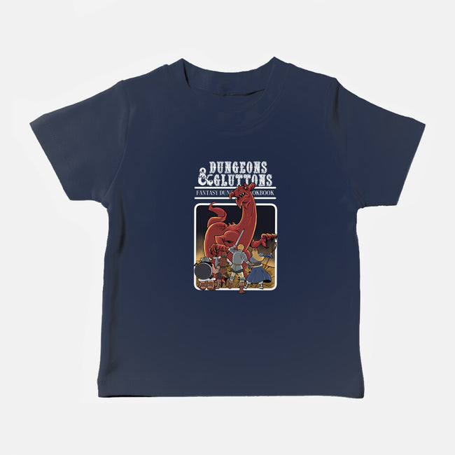 Dungeon Cookbook-Baby-Basic-Tee-zascanauta