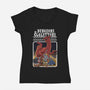 Dungeon Cookbook-Womens-V-Neck-Tee-zascanauta