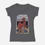 Dungeon Cookbook-Womens-V-Neck-Tee-zascanauta