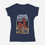 Dungeon Cookbook-Womens-V-Neck-Tee-zascanauta