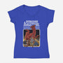 Dungeon Cookbook-Womens-V-Neck-Tee-zascanauta