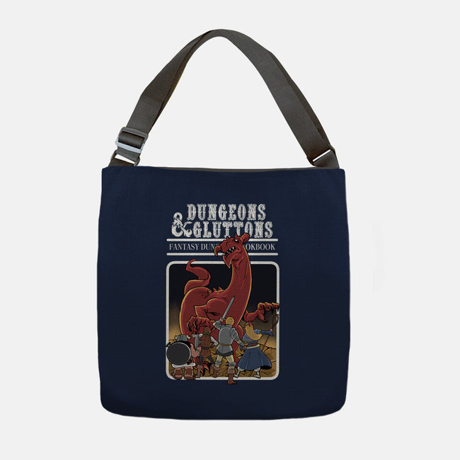 Dungeon Cookbook-None-Adjustable Tote-Bag-zascanauta