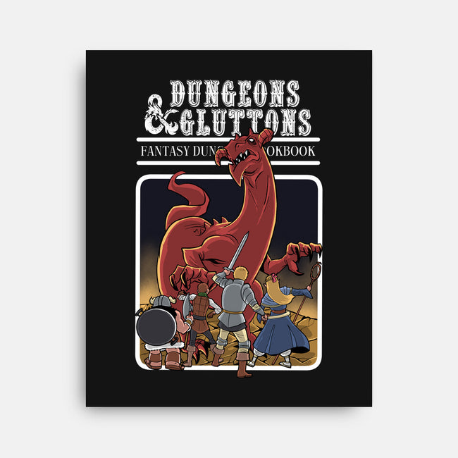 Dungeon Cookbook-None-Stretched-Canvas-zascanauta