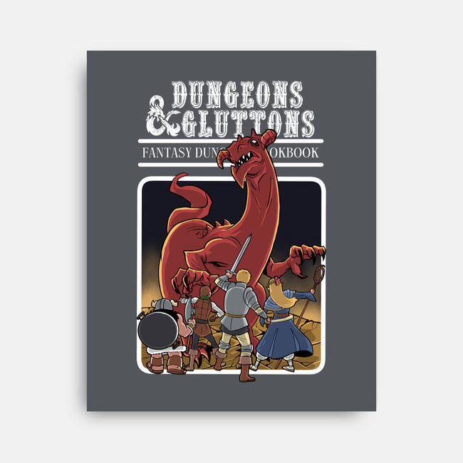 Dungeon Cookbook-None-Stretched-Canvas-zascanauta
