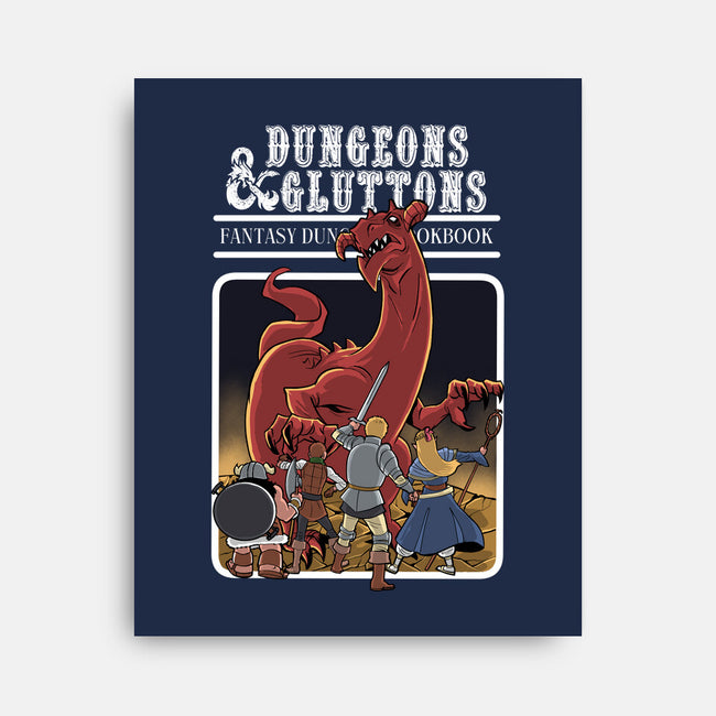 Dungeon Cookbook-None-Stretched-Canvas-zascanauta