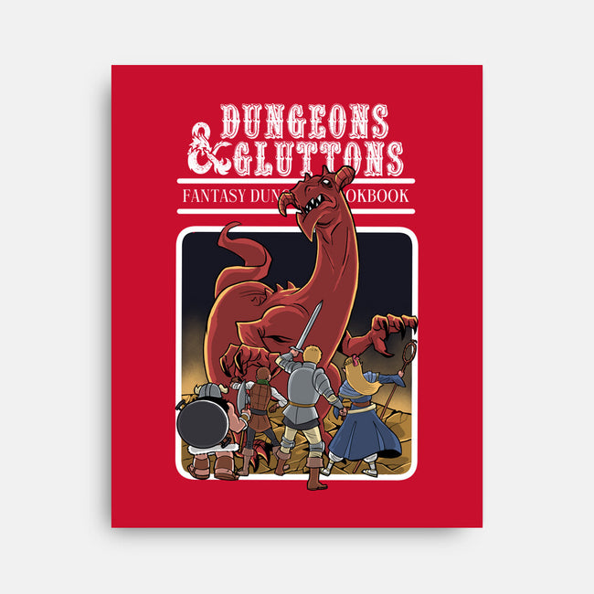 Dungeon Cookbook-None-Stretched-Canvas-zascanauta