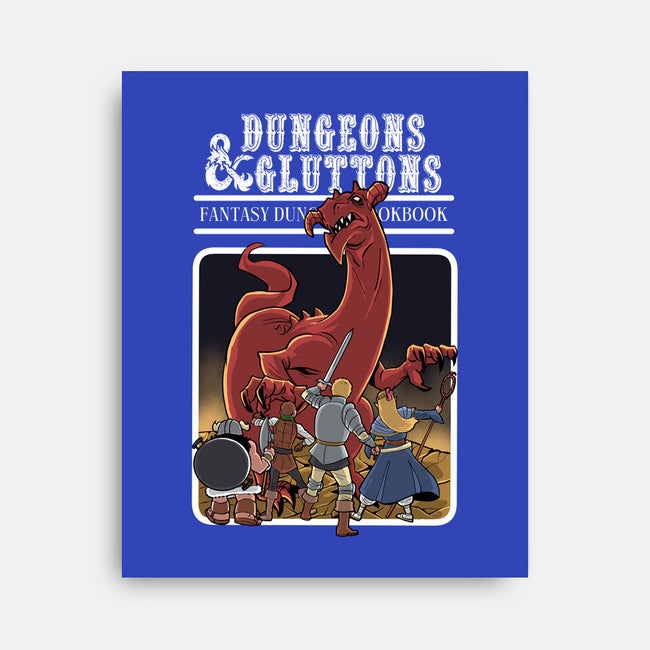 Dungeon Cookbook-None-Stretched-Canvas-zascanauta