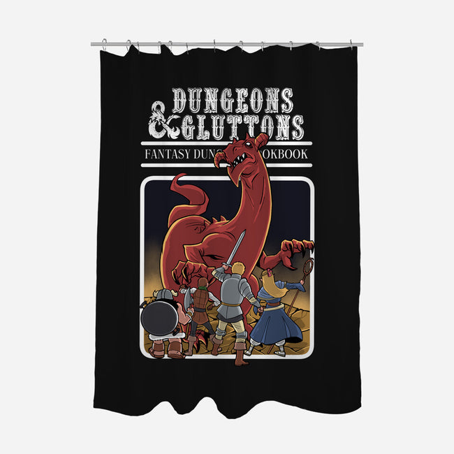 Dungeon Cookbook-None-Polyester-Shower Curtain-zascanauta