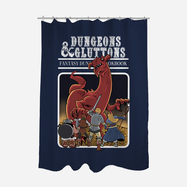Dungeon Cookbook-None-Polyester-Shower Curtain-zascanauta