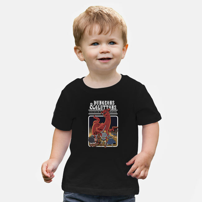 Dungeon Cookbook-Baby-Basic-Tee-zascanauta