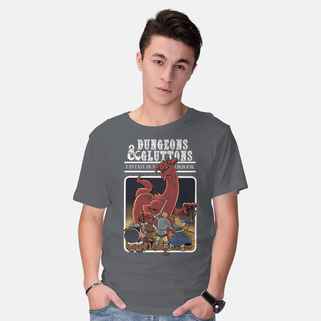 Dungeon Cookbook-Mens-Basic-Tee-zascanauta