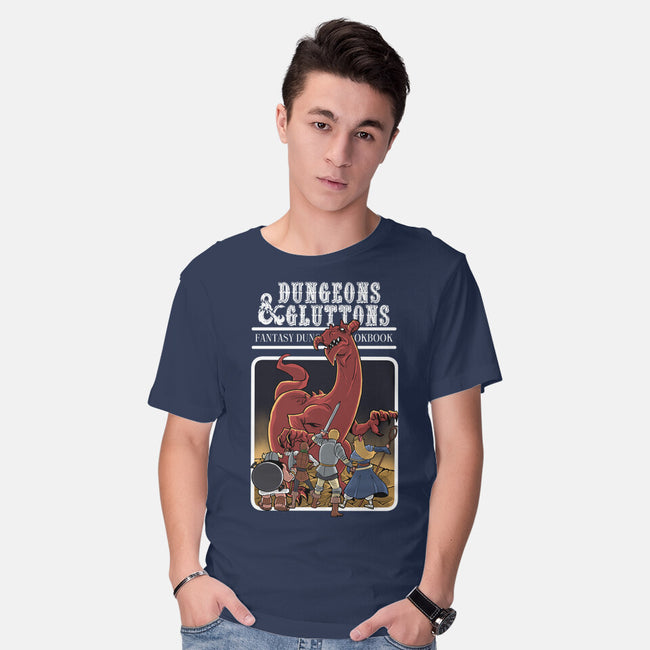 Dungeon Cookbook-Mens-Basic-Tee-zascanauta