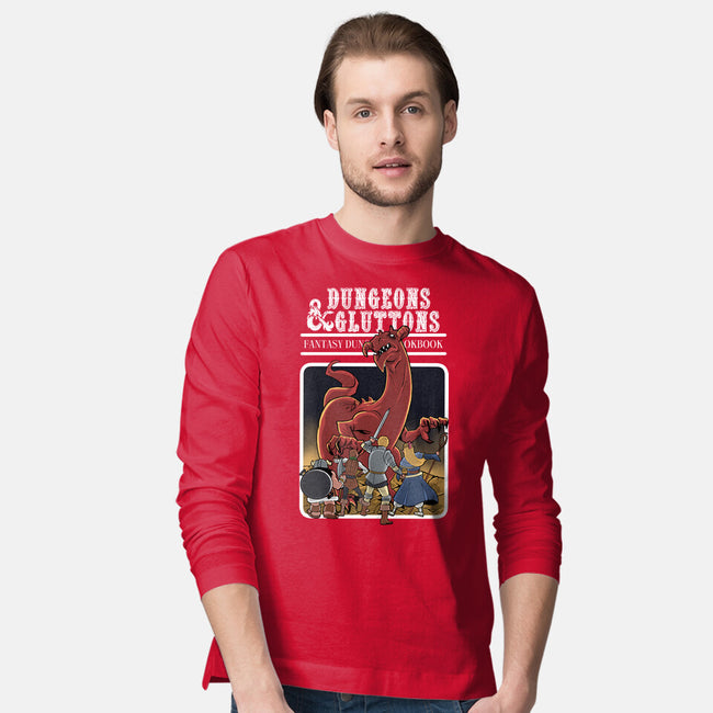 Dungeon Cookbook-Mens-Long Sleeved-Tee-zascanauta