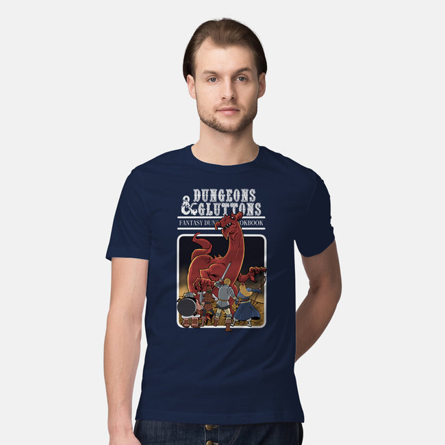 Dungeon Cookbook-Mens-Premium-Tee-zascanauta