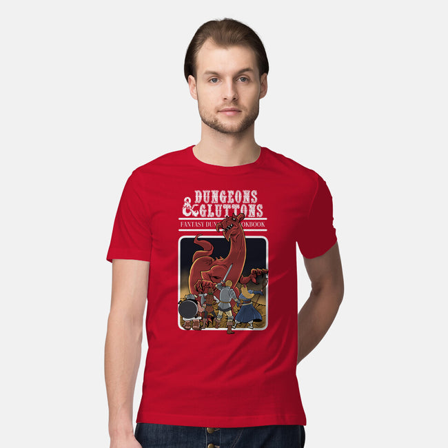 Dungeon Cookbook-Mens-Premium-Tee-zascanauta