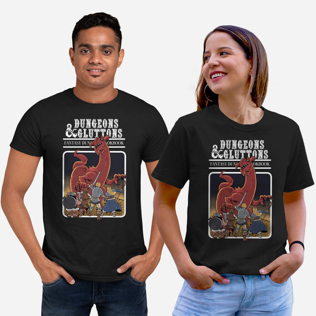 Dungeon Cookbook-Unisex-Basic-Tee-zascanauta