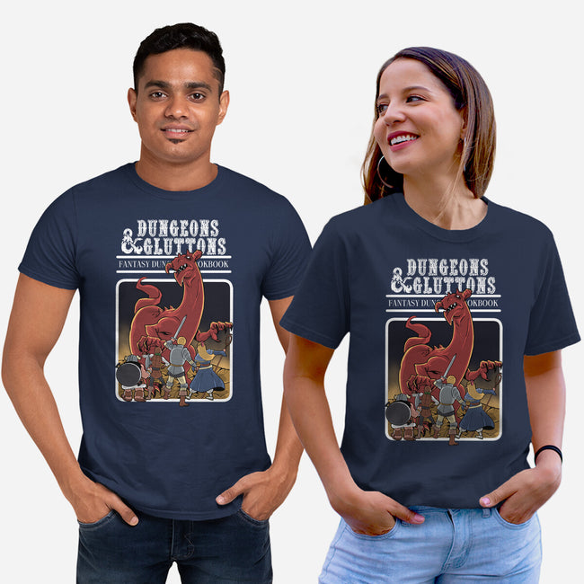 Dungeon Cookbook-Unisex-Basic-Tee-zascanauta