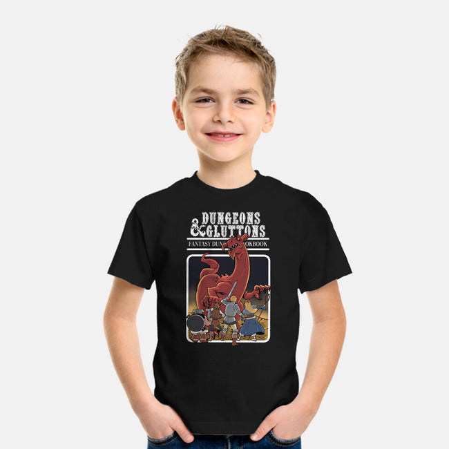 Dungeon Cookbook-Youth-Basic-Tee-zascanauta