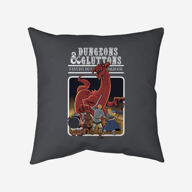 Dungeon Cookbook-None-Removable Cover w Insert-Throw Pillow-zascanauta