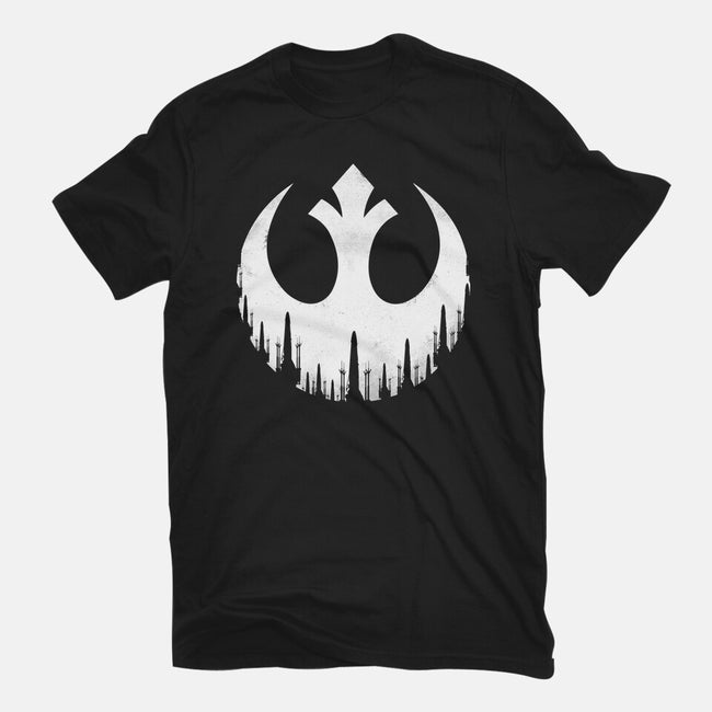 Rebel Wings-Womens-Fitted-Tee-rocketman_art