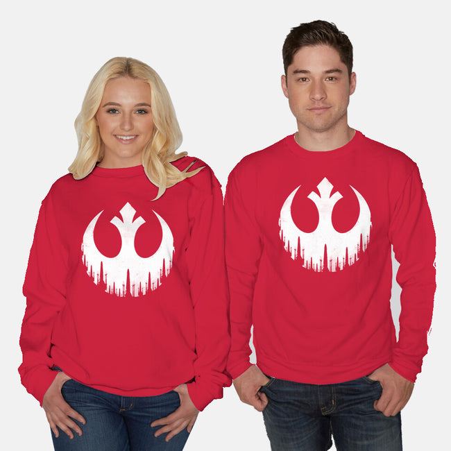 Rebel Wings-Unisex-Crew Neck-Sweatshirt-rocketman_art