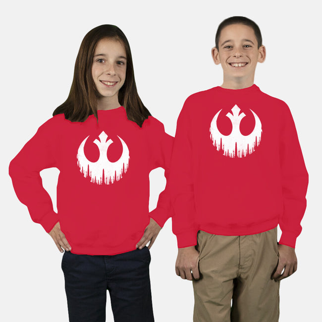 Rebel Wings-Youth-Crew Neck-Sweatshirt-rocketman_art