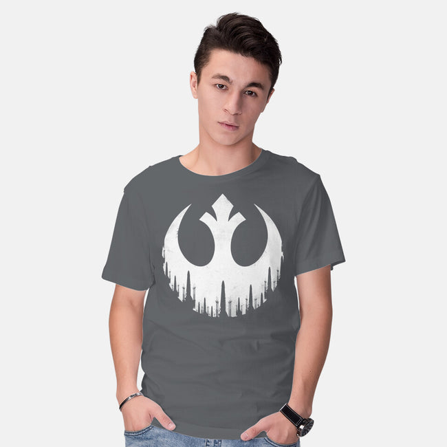 Rebel Wings-Mens-Basic-Tee-rocketman_art