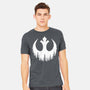 Rebel Wings-Mens-Heavyweight-Tee-rocketman_art