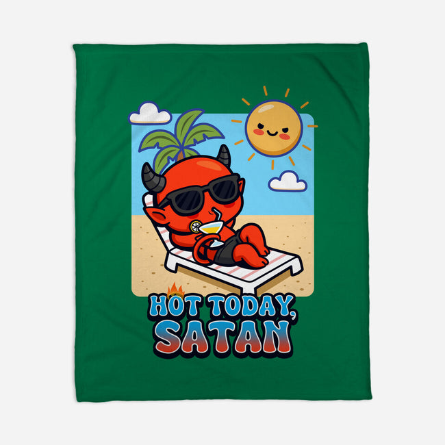 Hot Today Satan-None-Fleece-Blanket-Boggs Nicolas
