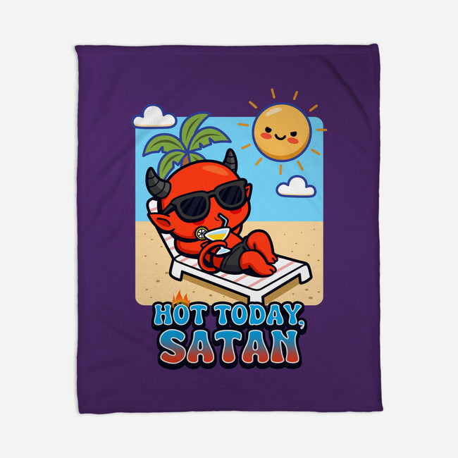 Hot Today Satan-None-Fleece-Blanket-Boggs Nicolas
