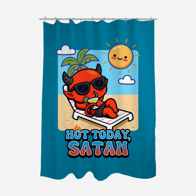 Hot Today Satan-None-Polyester-Shower Curtain-Boggs Nicolas
