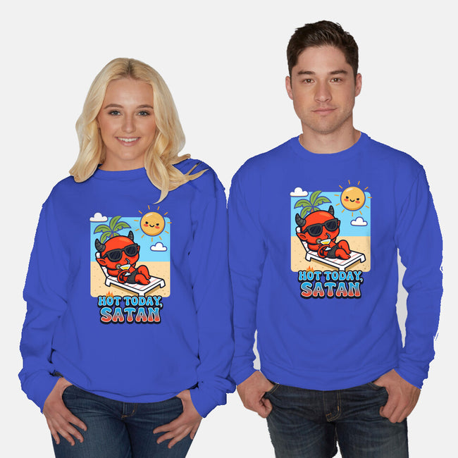 Hot Today Satan-Unisex-Crew Neck-Sweatshirt-Boggs Nicolas