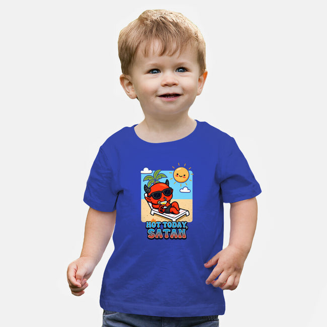 Hot Today Satan-Baby-Basic-Tee-Boggs Nicolas