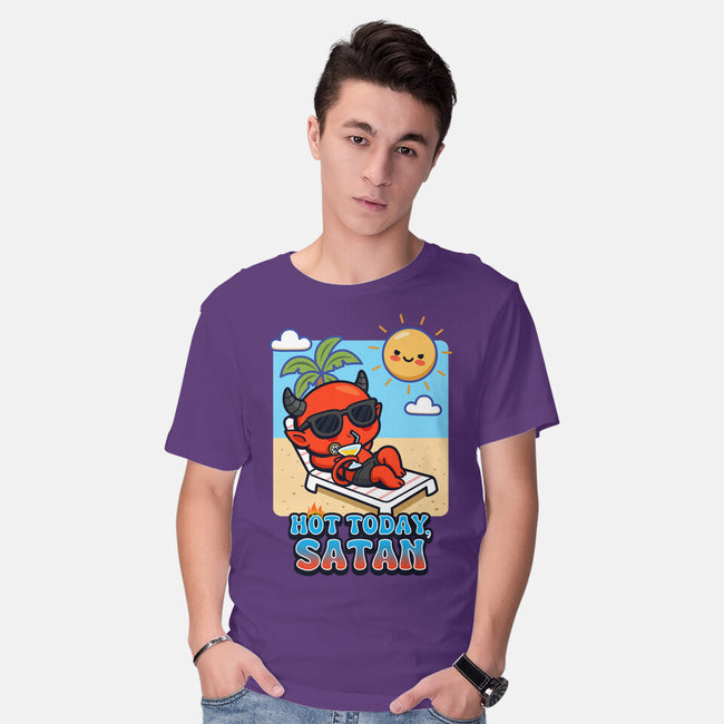 Hot Today Satan-Mens-Basic-Tee-Boggs Nicolas