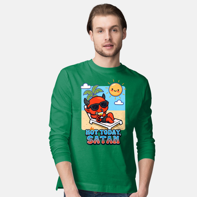 Hot Today Satan-Mens-Long Sleeved-Tee-Boggs Nicolas