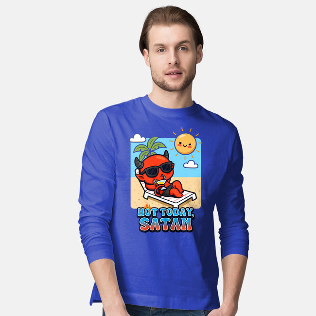 Hot Today Satan-Mens-Long Sleeved-Tee-Boggs Nicolas