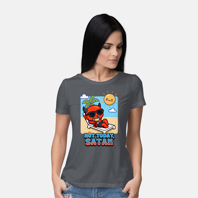 Hot Today Satan-Womens-Basic-Tee-Boggs Nicolas