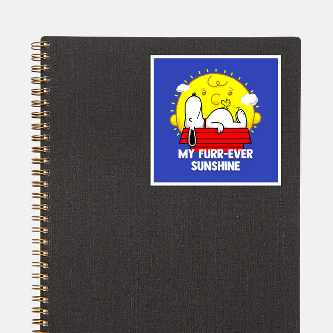 Furr Ever Sunshine-None-Glossy-Sticker-krisren28