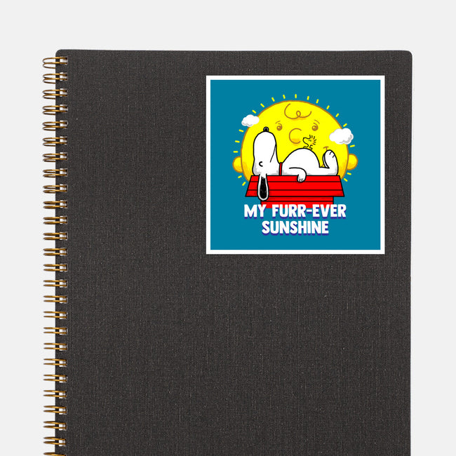 Furr Ever Sunshine-None-Glossy-Sticker-krisren28