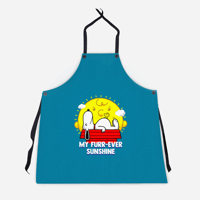 Furr Ever Sunshine-Unisex-Kitchen-Apron-krisren28
