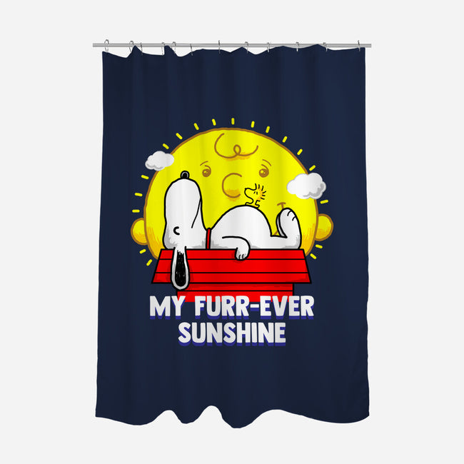 Furr Ever Sunshine-None-Polyester-Shower Curtain-krisren28