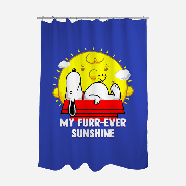 Furr Ever Sunshine-None-Polyester-Shower Curtain-krisren28