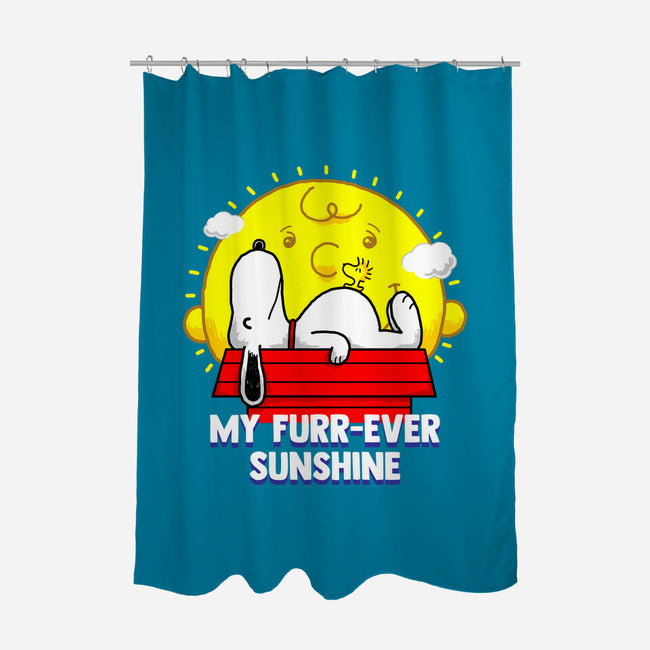 Furr Ever Sunshine-None-Polyester-Shower Curtain-krisren28