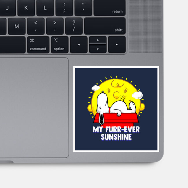 Furr Ever Sunshine-None-Glossy-Sticker-krisren28
