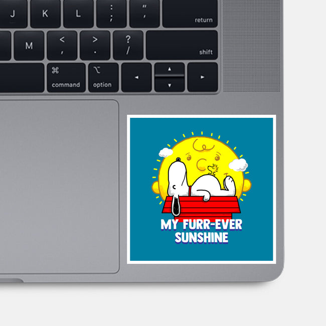 Furr Ever Sunshine-None-Glossy-Sticker-krisren28