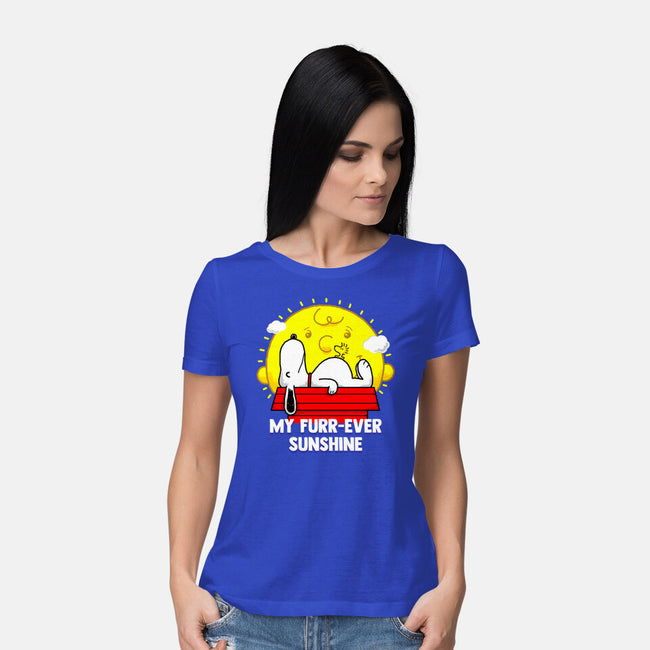 Furr Ever Sunshine-Womens-Basic-Tee-krisren28